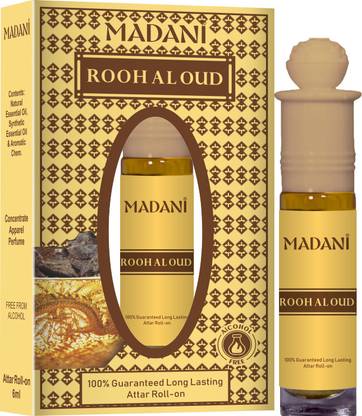 Madani Rooh Al Oud Pure Attar Roll On Herbal Attar