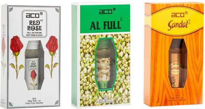 aco Red Rose ,Al full AND SANDAL Floral Attar