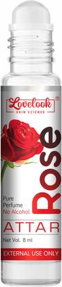 Lovelook Rose Attar Perfume for Unisex - Pure, Natural Undiluted | Herbal Attar