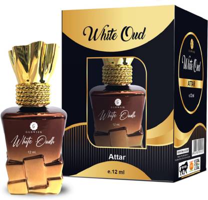 GLOWSIK White Oudh Attar | Strong Masculine | Long Lasting 12ml | Unisex | Roll On Attar Floral Attar