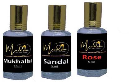 Mudshi attar-ruh-gulab-10ml_attar-akarshan-10ml_attar-beast-mode-10ml Herbal Attar
