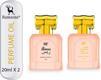 RAMSONS SRF Raees & Oudh Al Shums Concentrated Perfume Oil Combo Floral Attar