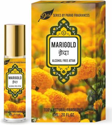 Parag Fragrances Marigold/Genda Attar Perfume Rollon 6Ml (Desi Series Attar) Floral Attar