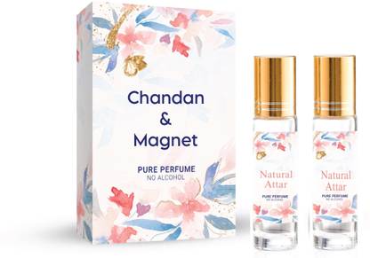 The Rupawat perfumery house NEW Chandan & Magnet 12 ML(6ml Each) Floral Attar