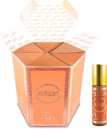 Nabeel Premium Roll-on Perfume Oil | 100% Non Alcoholic | 6ml (Pack of 6) Floral Attar