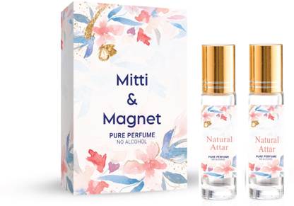 The Rupawat perfumery house NEW Mitti & Magnet 12 ML(6ml Each) Floral Attar