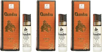 Balaji Chandan Roll on attar combo | Puja Scent |Handkerchief perfume| Floral Attar
