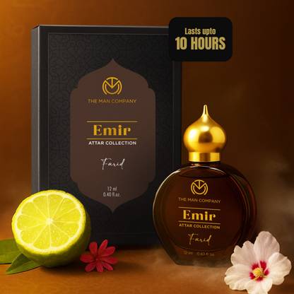 THE MAN COMPANY Alcohol-Free Attar Perfume for Men - Farid Emir Collection Floral Attar