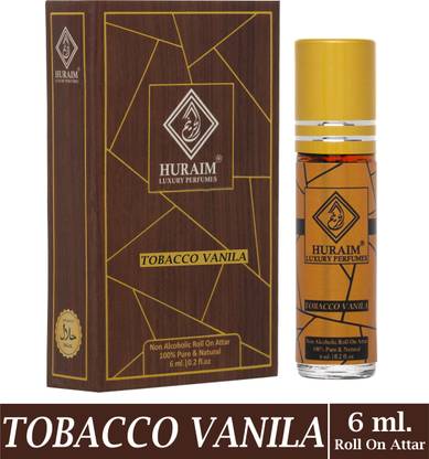 huraim TOBACCO VANILA 6 ml. ROLL ON ATTAR Floral Attar