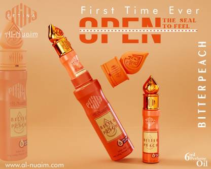 Al-Nuaim Bitter peach Eftina 6ml | Non ALcoholic, Halal Floral Attar
