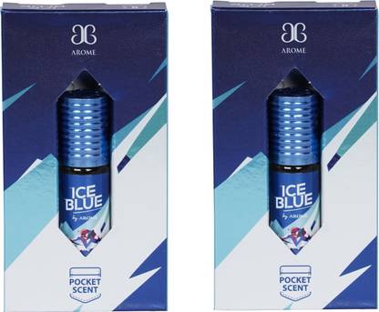 AROCHEM Ice Blue Attar Long Lasting Fragrance No Alcohol Pure Perfume 6ML (Pack of 2) Floral Attar