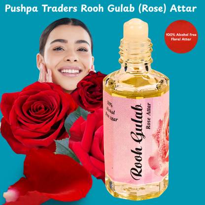 Pushpa Traders Pushpa Rooh Gulab 10-ml Floral Attar