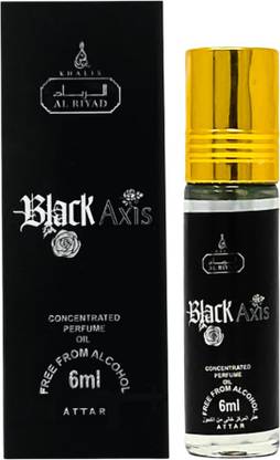 Khalis Black Axis 6 ML Roll On Attar Made in Dubai Floral Attar