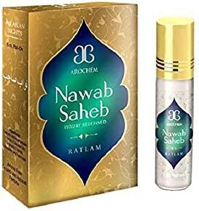 AROCHEM BRAND 100% Original | NAWAB SAHEB | Great Fragrance Long-Lasting (Unisex) 6Ml Floral Attar