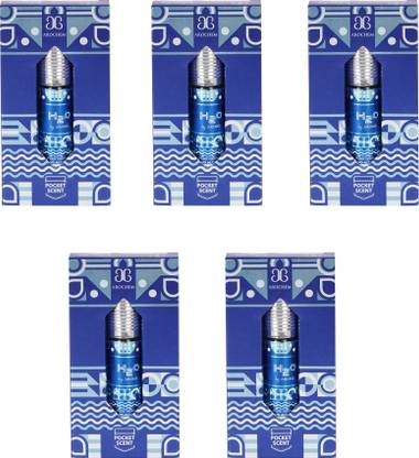 AROCHEM H2O Attar Long Lasting Fragrance No Alcohol Pure Perfume 6ML (Pack of 5) Herbal Attar