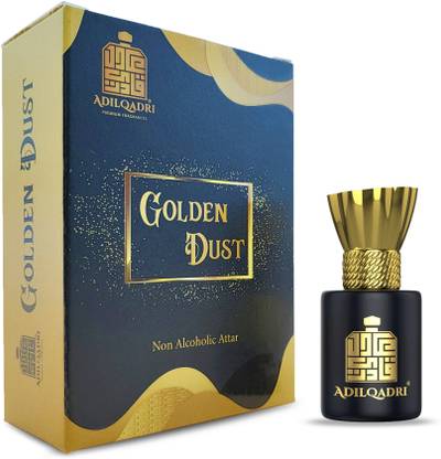 Adilqadri Golden Dust Premium Quality Synthetic Alcohol Free Roll-On Attar Perfume Unisex 6 ML Floral Attar