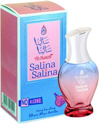 Al-Nuaim Heart Salina Salina Alcohol Free Attar Roll On - 20ml Floral Attar