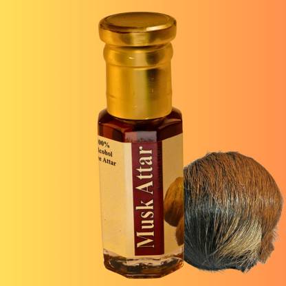 Pushpa Traders Musk Natural Attar – Perfume Oil | Long-Lasting | Unisex Musk Fragrance Herbal Attar