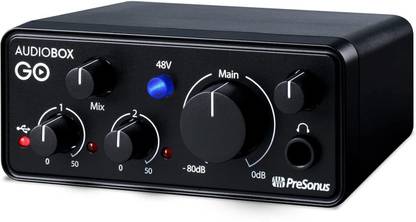 presonus AudioBox Go 2x2 USB-C with Recording Software Audio Interface