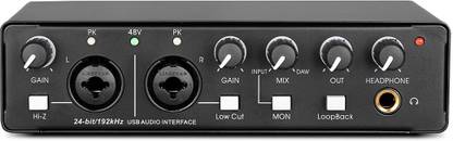 Audio Array AI-04 Black Professional 4 Channel Recording Studio Digital USB Audio Interface