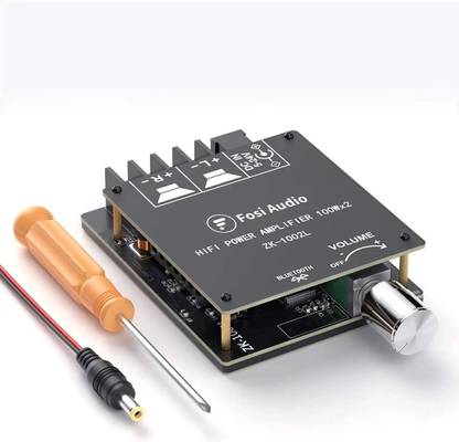 electrolight ZK-1002L 100WX2 Mini BT 5.0 Wireless Audio Digital Amplifier DC 12V 24V Audio Interface