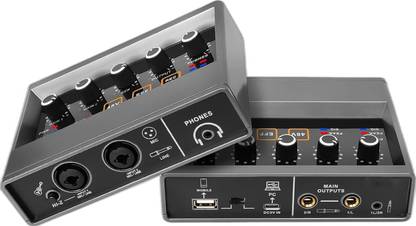 Digimore D-920 2 Channel Audio Interface for PC Recording, Singing, Streaming Audio Interface