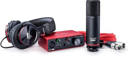 FOCUSRITE Scarlett Solo Studio (3rd Gen) USB Audio Interface and Recording Bundle Audio Interface