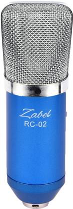 Zabel Condenser Microphone with Shock Mount and Foam Shield - Blue Audio Interface