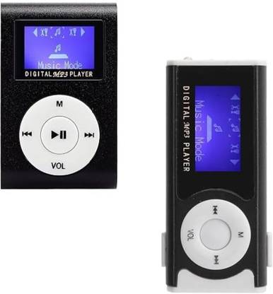 Lipzie Mini MP3 Music Player With MP3 Music Player Set, Supports Memory Card MP3 Player