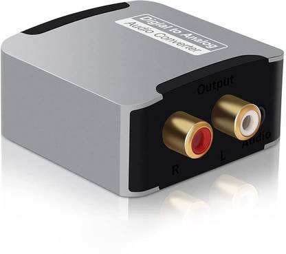 Etzin Digital to Analog Audio Converter for TV, Optical to RCA Converter for DVD PS4 MP3 Player