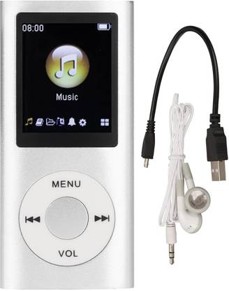Lipzie Silver Long MP4 Player Offering High-Resolution 8 GB MP4 Player