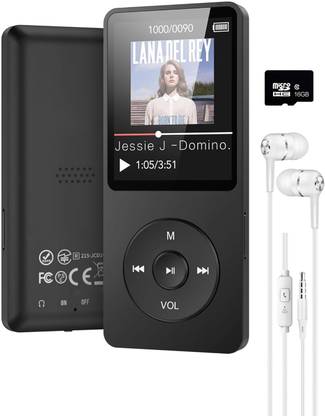 CASON 16GB Mini MP3 Music Player with Bluetooth ,Video Playback,Pocket-Sized MP3 16 GB MP3 Player