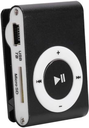 DRUMSTONE Portable Mini MP3 Music Player with Clip, Memory Expandable Slot MP3 Player