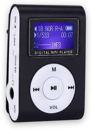 Elevea Portable Mini Digital MP3 Player for Running, Gym, Travel - 15 Years Warranty MP3 Player