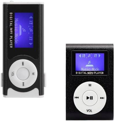 Lipzie Back Clip Design MP3 Music Player Set With Mini MP3 Music Player MP3 Player
