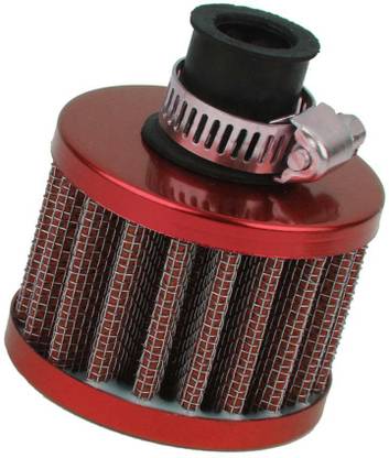 BNF 12mm Car Motor Cold Air Intake Filter Turbo Vent Crankcase Breather Red Combo