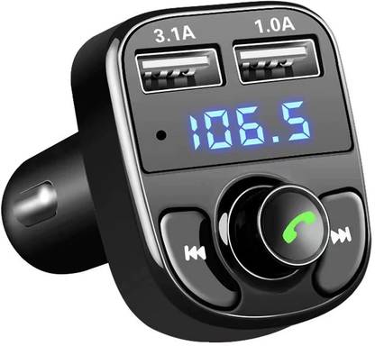 GH GENERIC HUB v3.0 Car Bluetooth Device with Car Charger, Audio Receiver, FM Player, MP3 Player, USB Cable