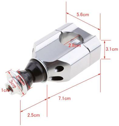 BNF 2 Pieces HandleBar Mounts Clamp Riser Combo