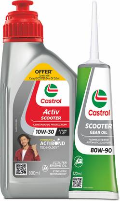 Castrol Engine Oil, Gear Oil Combo