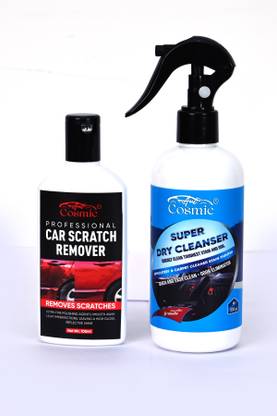 AUTOCOSMIC Combo Pack SCRTCH MARK REMOVER 100ML, SUPER DRY CLEANER 300ML Combo