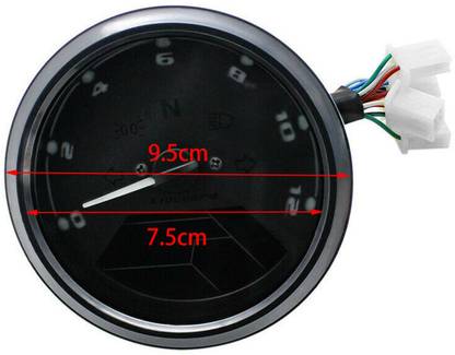 BNF 1 Piece Motorcycle Speedometer Gauge Odometer1 Piece Magnetic Force Sensor Combo