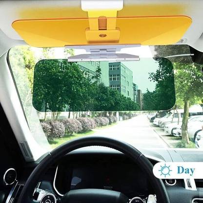 Vezimon Anti-Glare, UV Blocking Sun Protection, Car Windshield Sunshade for Clear Vision Combo