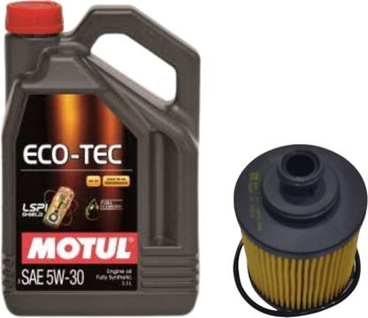 MOTUL ECO-TEC Plus Fully Synthetic 5w30 3.5l & Oil Filter for Ciaz Combo