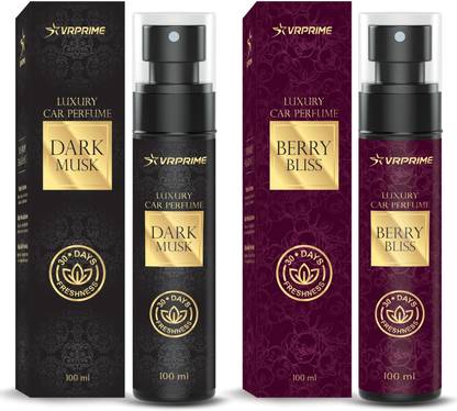 VRPRIME Dark Musk, Berry Bliss Car Freshener Spray VPRCARPERF25