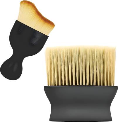 FUELBYTE 2Pcs Car Interior AC Vents Cleaning Brush Dusting Microfibre Wet and Dry Brush Combo