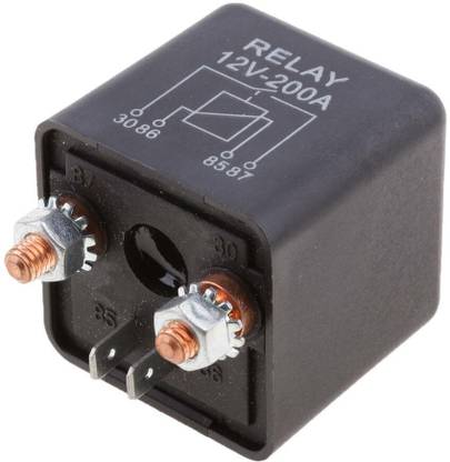 BNF 12V 200A Normally Open 4 Pin Relay Heavy Duty Automotive Marine Split Charge Combo