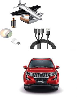 Auto Lovers Car Glider perfume Air Freshener with, 3 in 1 USB Cable, 1 watt USB Bulb Combo Combo