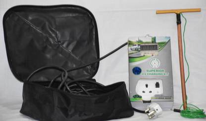 superior ev charging combo 2.5 sq mm 3.0 core 20mtr wire, Classic packing bag, Dynamic wooden box Combo