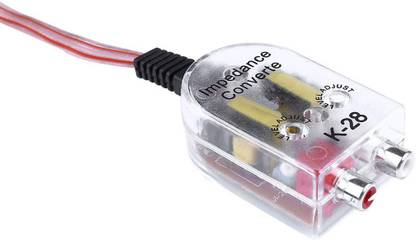 Motopex Vehicles Auto Car High to Low Impedance Converter Adapter (Pack of 1) Combo
