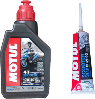 MOTUL SCOOTER LE 10W40 -(800ML) & Scooter Gear - 80w90 (150ml) Performance Combo